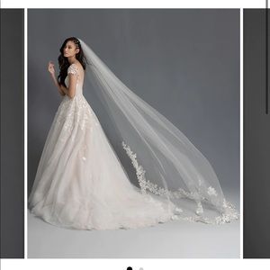 Hayley Paige Luxemburg Cathedral length veil